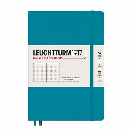 Leuchtturm1917 Notebook A5 Hardcover Dotted - Ocean