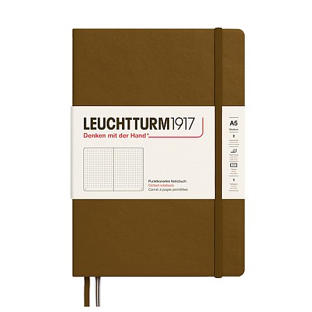 Leuchtturm1917 Notebook A5 Hardcover Dotted - Spice Brown