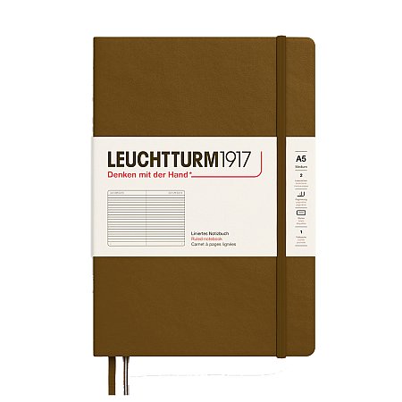 Leuchtturm1917 Notebook A5 Hardcover Ruled - Spice Brown