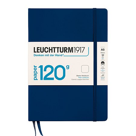 Leuchtturm1917 Notebook A5 120g Plain - Navy