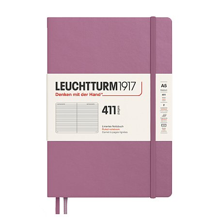 Leuchtturm Notebook A5 A5 411 Ruled - Dusty Rose