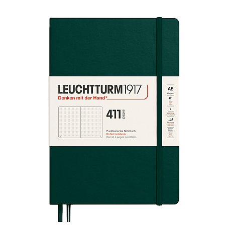 Leuchtturm Notebook A5 411 Dotted - Forest Green
