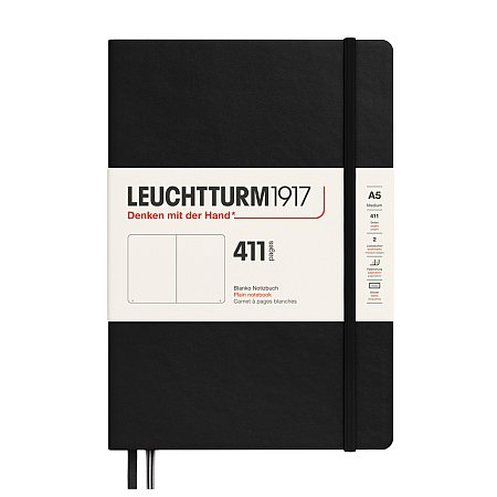 Leuchtturm Notebook A5 411 Plain - Black