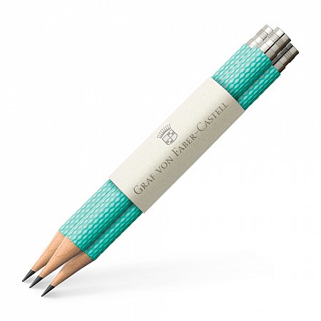 GvFC Perfect Pencil Spare Pencils Guilloche (3 pcs) - Turquoise