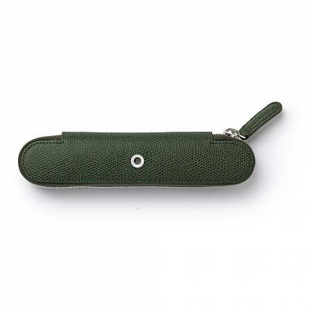 Graf von Faber-Castell Epsom Zipper Case for 1 Pen - Olive Green