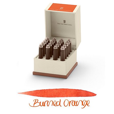 Graf von Faber-Castell Ink Cartridges (20 pcs) - Burned Orange