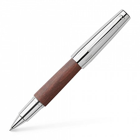 Faber-Castell e-motion Pearwood Dark Brown - Rollerball