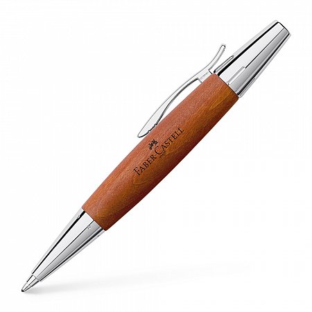 Faber-Castell e-motion Pearwood Brown - Ballpoint