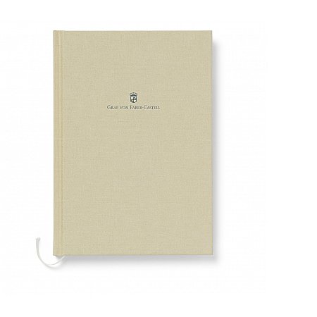 Graf von Faber-Castell Linen bound book A5 - Golden Brown
