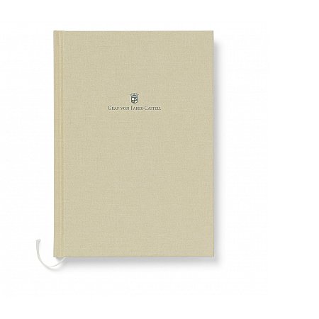 Graf von Faber-Castell Linen bound book A5 - Golden Brown