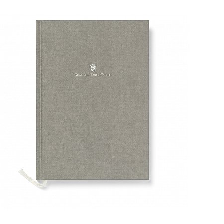 Graf von Faber-Castell Linen bound book A5 - Stone Grey