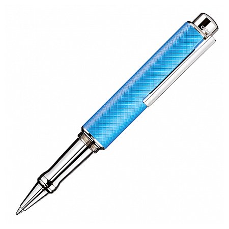 Otto Hutt Design 05 Guilloche Blue - Ballpoint