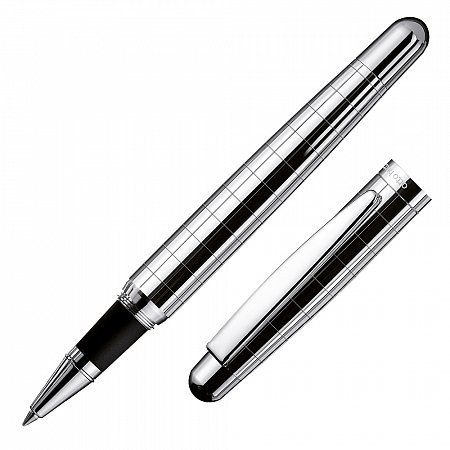 Otto Hutt Design 02 Silver Rectangle - Rollerball