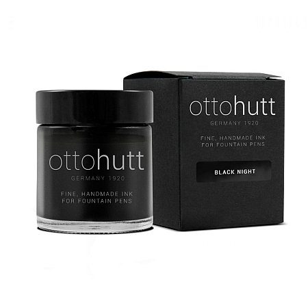 Otto Hutt Ink Bottle 30ml - Black Night