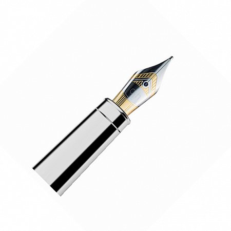 Otto Hutt 03 Fountain Nib Unit Platinum Plated Steel - Bicolor [B]