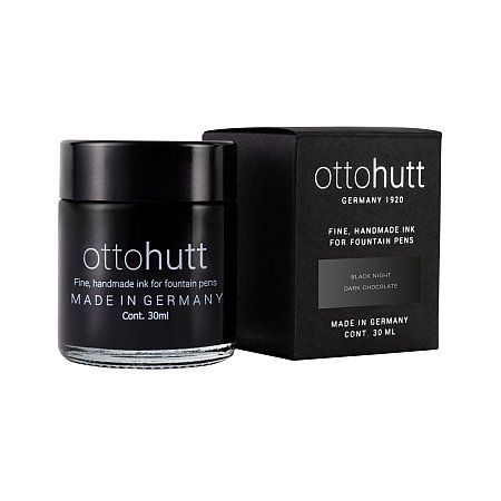 Otto Hutt Ink 30ml Black Night/Dark Chocolate - Black