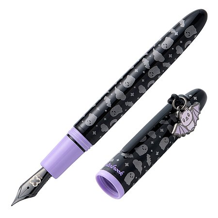 Esterbrook Estie Black Halloween Pastel with Bat - Fountain [B]