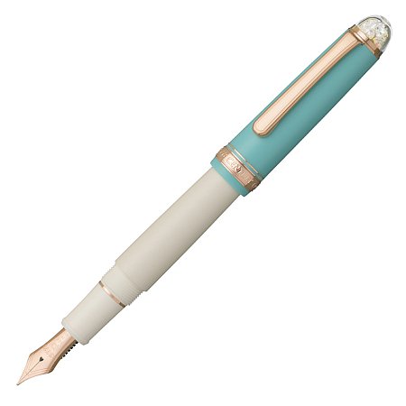 Platinum 3776 Century Shape of Heart Bluebird - Fountain [EF]