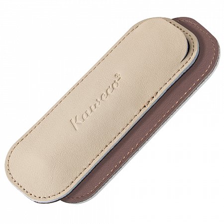 Kaweco SPORT ECO Leather Pouch for 2 Pens - Creamy Espresso