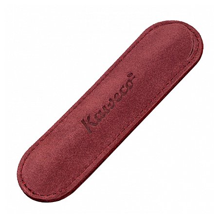 Kaweco SPORT ECO Velour Leather Pouch for 1 Pen - Bordeaux