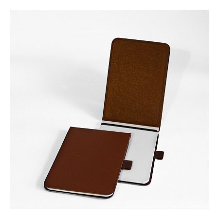 off lines Leather Notepad Medium - Cognac