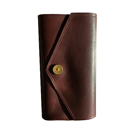 P.A.P Sweden Pluto Leather Pen Roll for 6 Pens - Brown