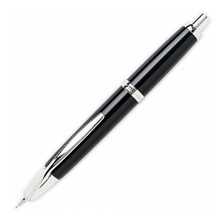 Pilot Capless Rhodium Trim Black - Fountain [STUB]