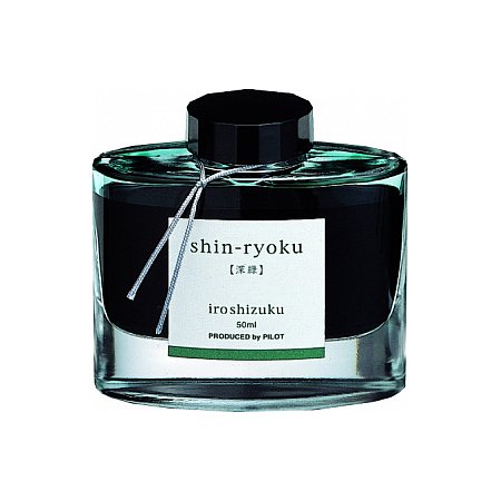 Pilot Ink Iroshizuku 50ml Green - Shin-Ryoku (Forest green)