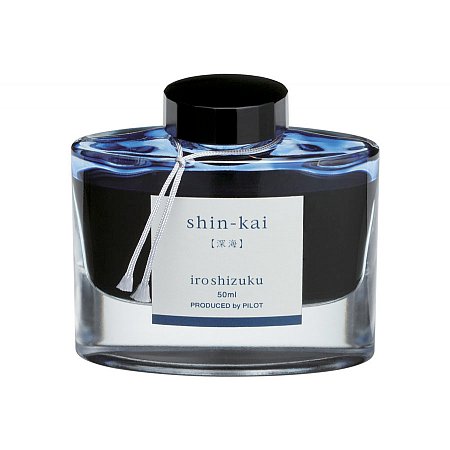 Pilot Ink Iroshizuku 50ml Blue - Shin-Kai (Deep sea)