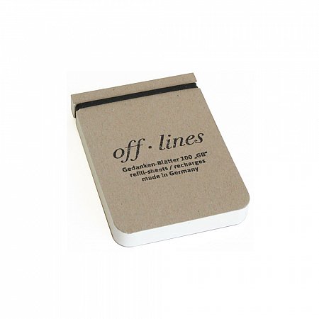 off lines Refill 100 Sheets Plain - Small