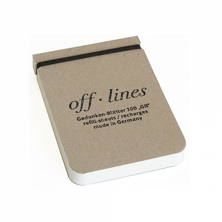 off lines Refill 100 Sheets Plain - Medium