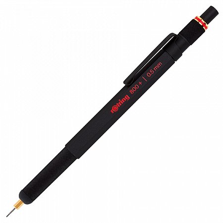 Rotring 800+ Black Mechanical Pencil + Stylus - 0.5mm