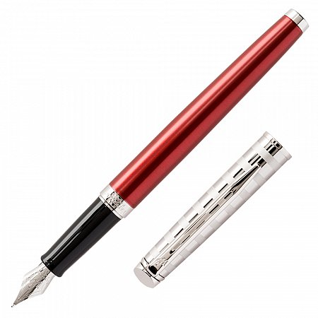 Waterman Hémisphère Deluxe French Riviera Marine Red Stripe - Fountain [B]