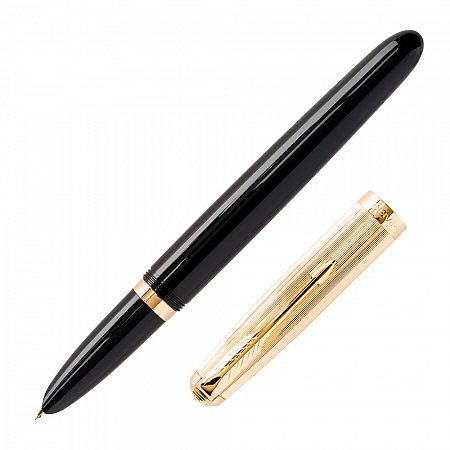 Parker 51 GT Black 18K Gold Nib - Fountain [M]