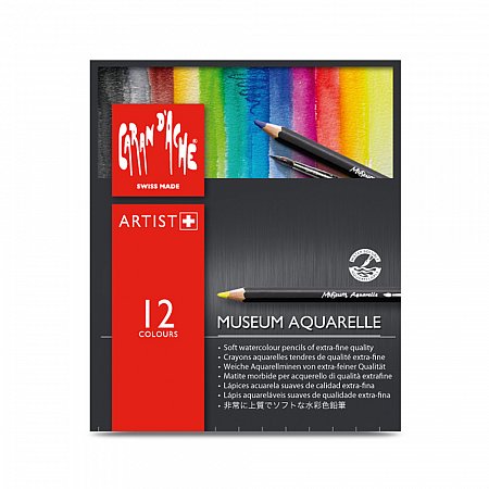 Caran dAche MUSEUM Aquarelle - 12-colours assorted