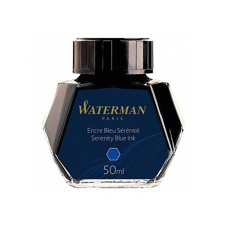 Waterman Ink Bottle 50ml - Serenity Blue