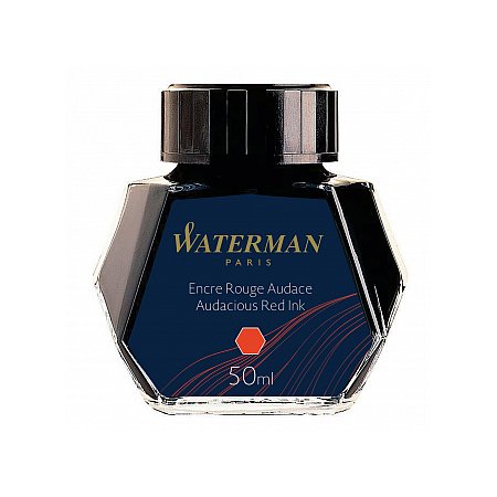 Waterman Ink Bottle 50ml - Audacious Red