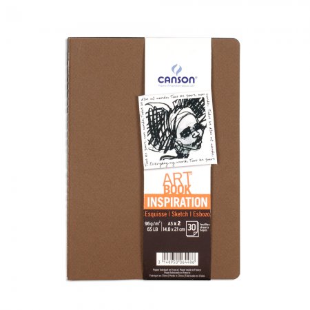 Canson Inspiration Art Book (2 pcs) Brown - A5