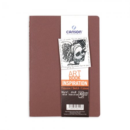 Canson Inspiration Art Book (2 pcs) Burgundy - A5