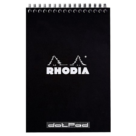 Rhodia Classic Wire Notepad Black - N°16 A5 (14,8x21cm) Dotted
