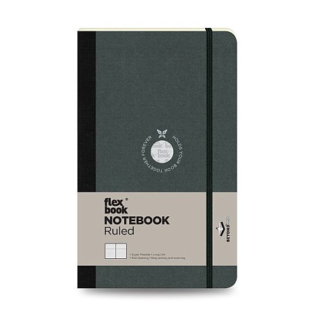 Flexbook Notebook Ruled 13x21cm - Black