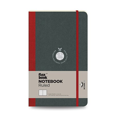 Flexbook Notebook Ruled 13x21cm - Red