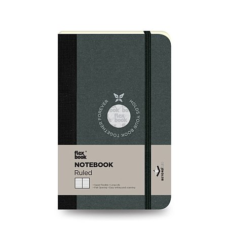 Flexbook Notebook Ruled 9x14cm - Black