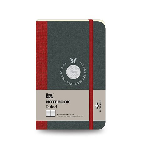 Flexbook Notebook Ruled 9x14cm - Red