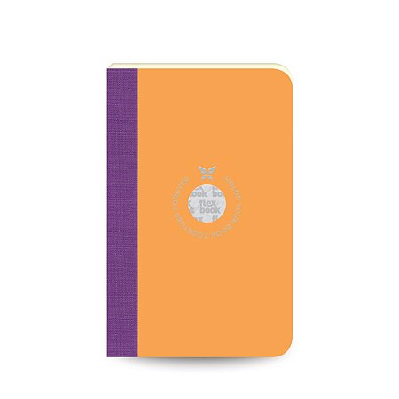 Flexbook Smartbook Ruled 9x14cm - Orange/Purple