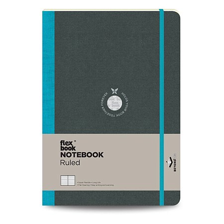 Flexbook Notebook Ruled 17x24cm - Turquoise