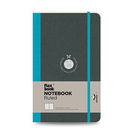 Flexbook Notebook Ruled 13x21cm - Turquoise