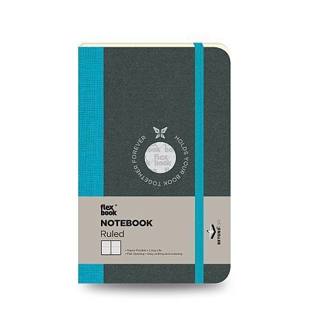 Flexbook Notebook Ruled 9x14cm - Turquoise
