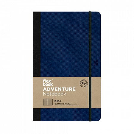 Flexbook Adventure Notebook Ruled 13x21cm - Royal Blue