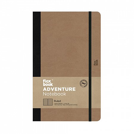 Flexbook Adventure Notebook Ruled 13x21cm - Camel